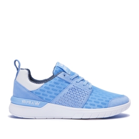 Supra Womens SCISSOR Low Top Shoes Blue/White | US-68971